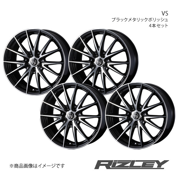 RiZLEY/VS レガシィアウトバック BS9 アルミホイール4本セット【17×7.0J5-114.3 INSET48 ブラックメタリックポリッシュ】0039428×4_画像1