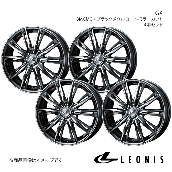 LEONIS/GX eKクロス B3#W アルミホイール4本セット【14×4.5J4-100 INSET45 BMCMC】0039328×4