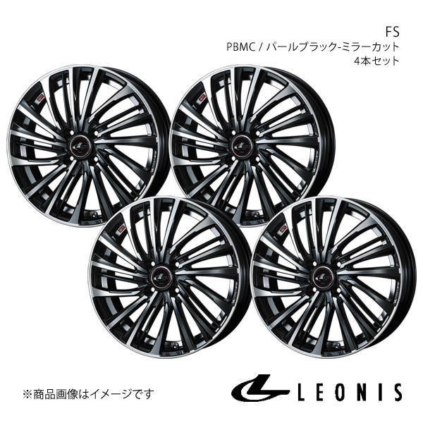 LEONIS/FS ロードスター NB系 アルミホイール4本セット【15×5.5J 4-100 INSET43 PBMC】0039956×4_画像1