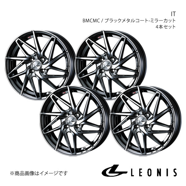 LEONIS/IT ミラージュ A03A/A05A アルミホイール4本セット【16×5.0J 4-100 INSET45 BMCMC】0040572×4_画像1