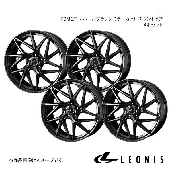 LEONIS/IT SAI 10系 アルミホイール4本セット【16×6.5J 5-114.3 INSET40 PBMC/TI】0040580×4_画像1