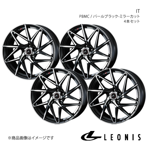 LEONIS/IT ステップワゴン RK1/RK2/RK5/RK6 アルミホイール4本セット【18×7.0J 5-114.3 INSET55 PBMC】0040610×4_画像1