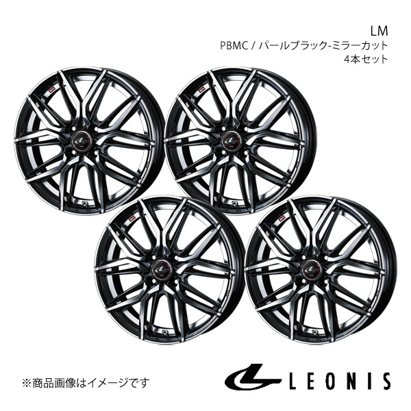 LEONIS/LM ロードスター NB系 アルミホイール4本セット【15×5.5J 4-100 INSET43 PBMC】0040775×4_画像1