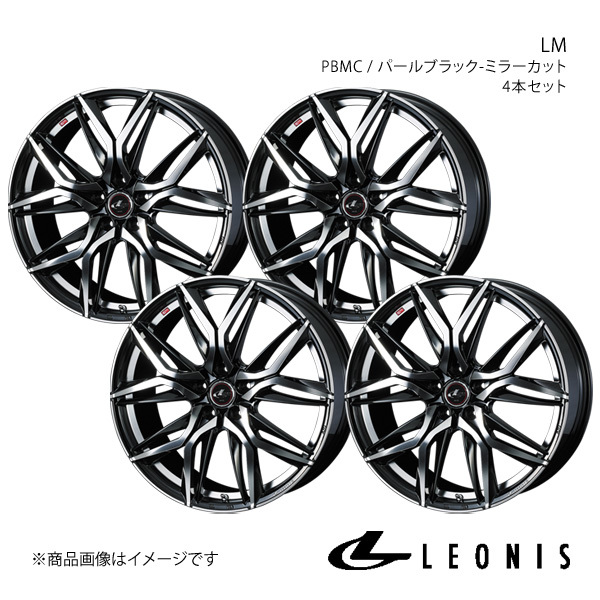 LEONIS/LM MPV LY系 アルミホイール4本セット【16×6.5J 5-114.3 INSET40 PBMC】0040794×4