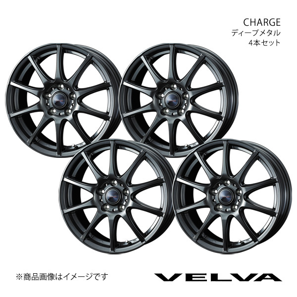 VELVA/CHARGE クラウン 210系 4WD アルミホイール4本セット【16×6.5J 5-114.3 INSET40 ディープメタル】0040177×4_画像1