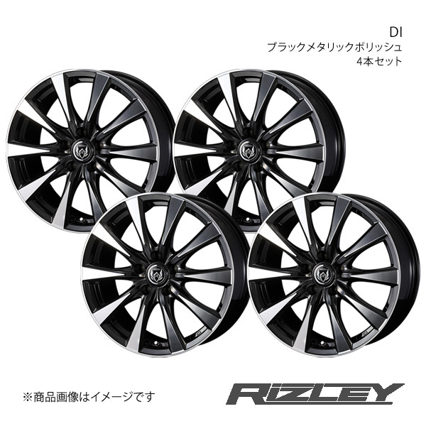 RiZLEY/DI ステップワゴン RG2/RG4 アルミホイール4本セット【15×6.0J 5-114.3 INSET53 ブラックポリッシュ】0040501×4_画像1