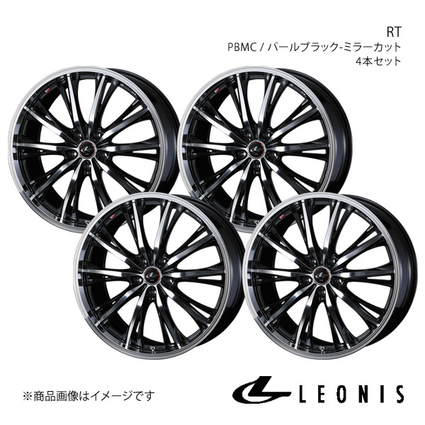 LEONIS/RT ステップワゴン RP1/RP2/RP3/RP4/RP5 アルミホイール4本セット【17×6.5J 5-114.3 INSET52 PBMC】0041176×4_画像1