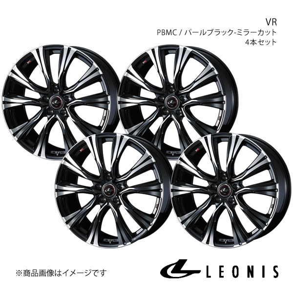 LEONIS/VR プレマシー CW系 アルミホイール4本セット【16×6.5J 5-114.3 INSET52 PBMC】0041235×4