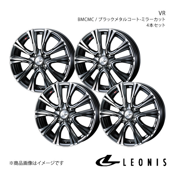 LEONIS/VR アクア P10系 クロスオーバー アルミホイール4本セット【17×6.5J 4-100 INSET42 BMCMC】0041236×4_画像1