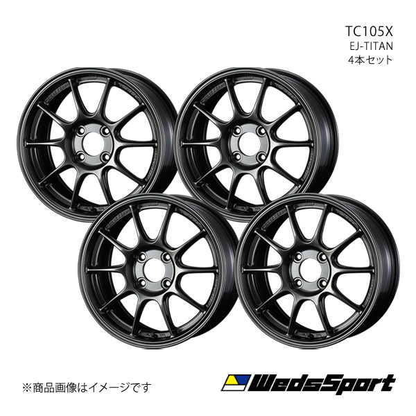 WedsSport/TC105X ロードスター ND系 アルミホイール4本セット【16×7.0J 4-100 INSET36 EJ-TITAN】0073571×4の画像1