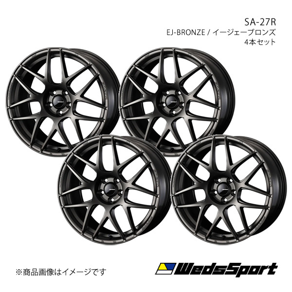 WedsSport/SA-27R カムリ AXVH70 アルミホイール4本セット【17×7.5J 5-114.3 INSET45 EJ-BRONZE】0074170×4