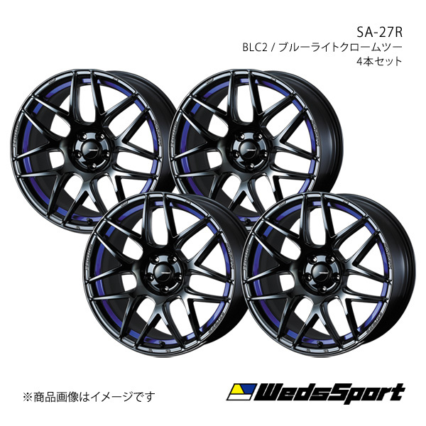 WedsSport/SA-27R JEEP パトリオット MK74 アルミホイール4本セット【18×7.5J 5-114.3 INSET35 BLC2】0074231×4_画像1