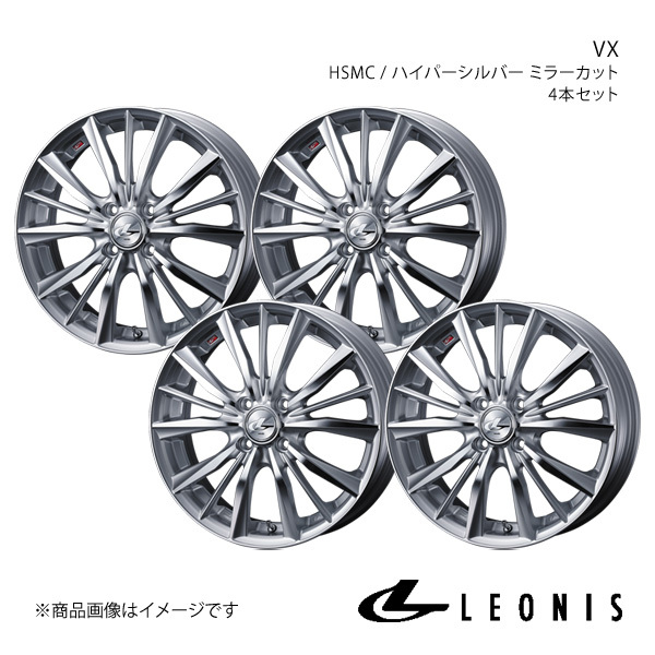LEONIS/VX モコ MG33S アルミホイール4本セット【15×4.5J 4-100 INSET45 HSMC】0033235×4_画像1