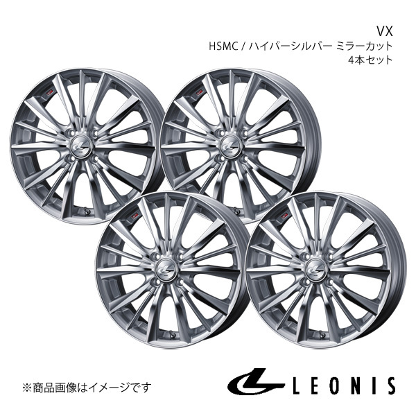 LEONIS/VX ロードスター NB系 アルミホイール4本セット【15×6.0J 4-100 INSET43 HSMC】0033238×4_画像1