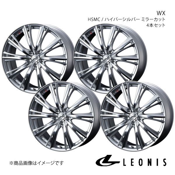 LEONIS/WX ES 10系 アルミホイール4本セット【17×7.0J 5-114.3 INSET42 BKMC】0033884×4