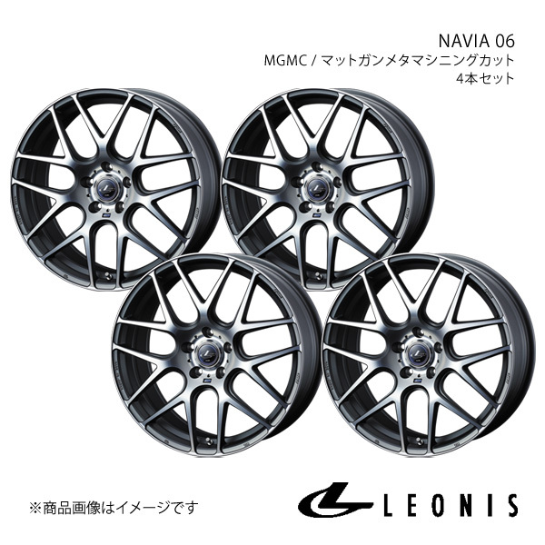 LEONIS/NAVIA 06 WRX S4 VAG 純正タイヤサイズ(225/45-18) アルミホイール4本セット【18×8.0J 5-114.3 INSET42 MGMC】0037627×4