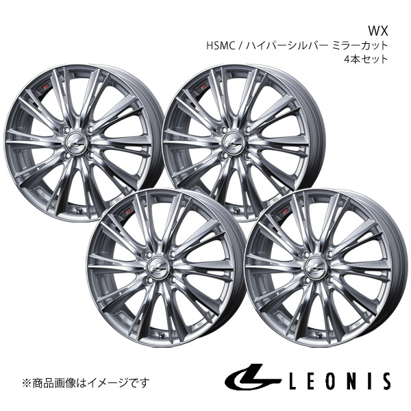 LEONIS/WX シエンタ 80系 アルミホイール4本セット【15×5.5J 4-100 INSET43 HSMC】0033863×4_画像1