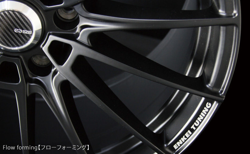 ENKEI TUNING FC01 ホイール2本セット ES AXZH10(2018/10～) 【20×8.5J 5-114.3 +35 セミグロスブラックロゴレーザーエッジング】 共豊