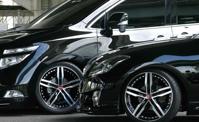 SHALLEN XF-55 MONOBLOCK ホイール4本セット デイズ B4#W【17×5.5J 4-100 +48 ダイヤモンドフィニッシュブラウンブラック】 共豊_画像3