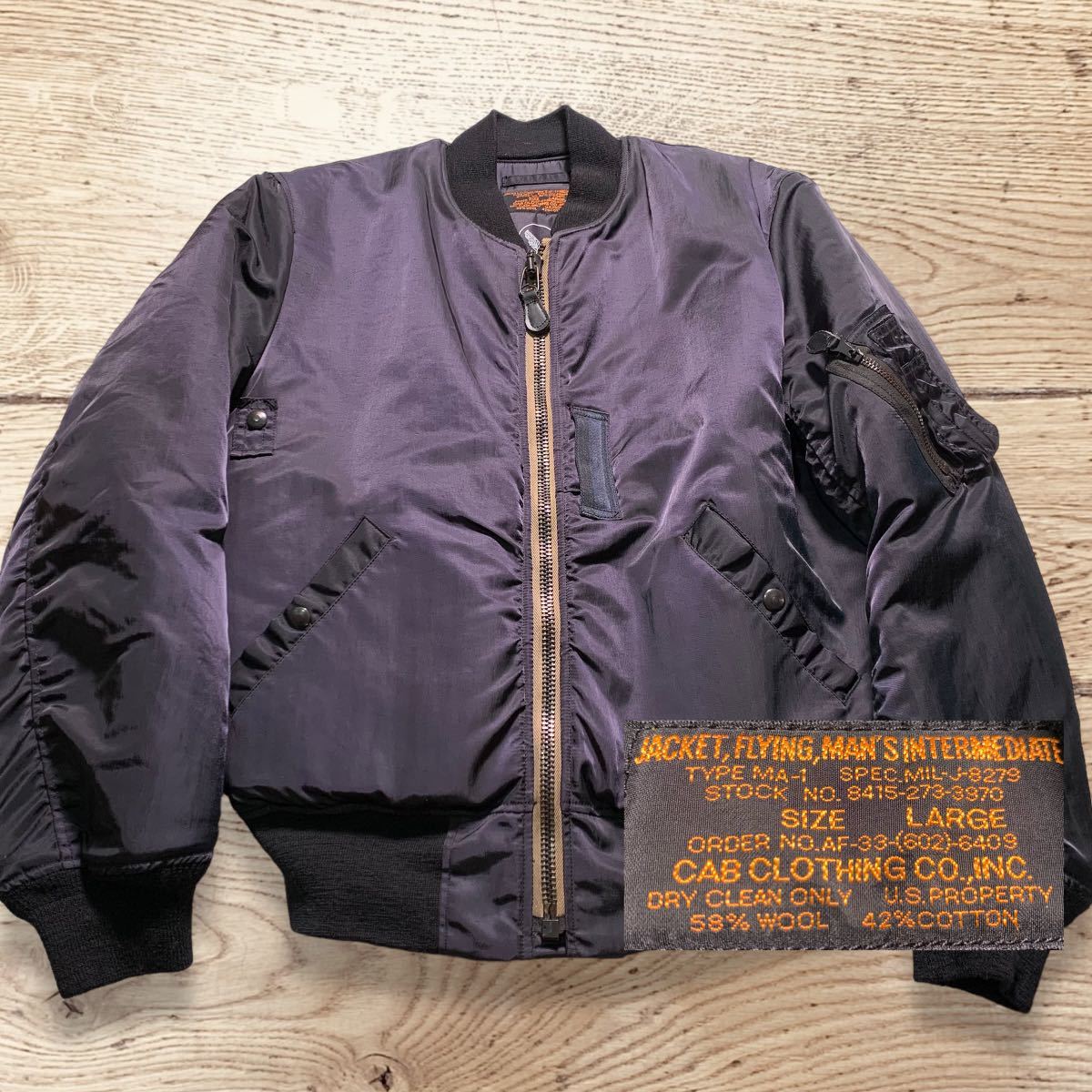 CAB CLOTHING フライトジャケット MA-1 ボンバージャケット L CAB CLOTHING フライトジャケット MA-1 ボンバージャケット L