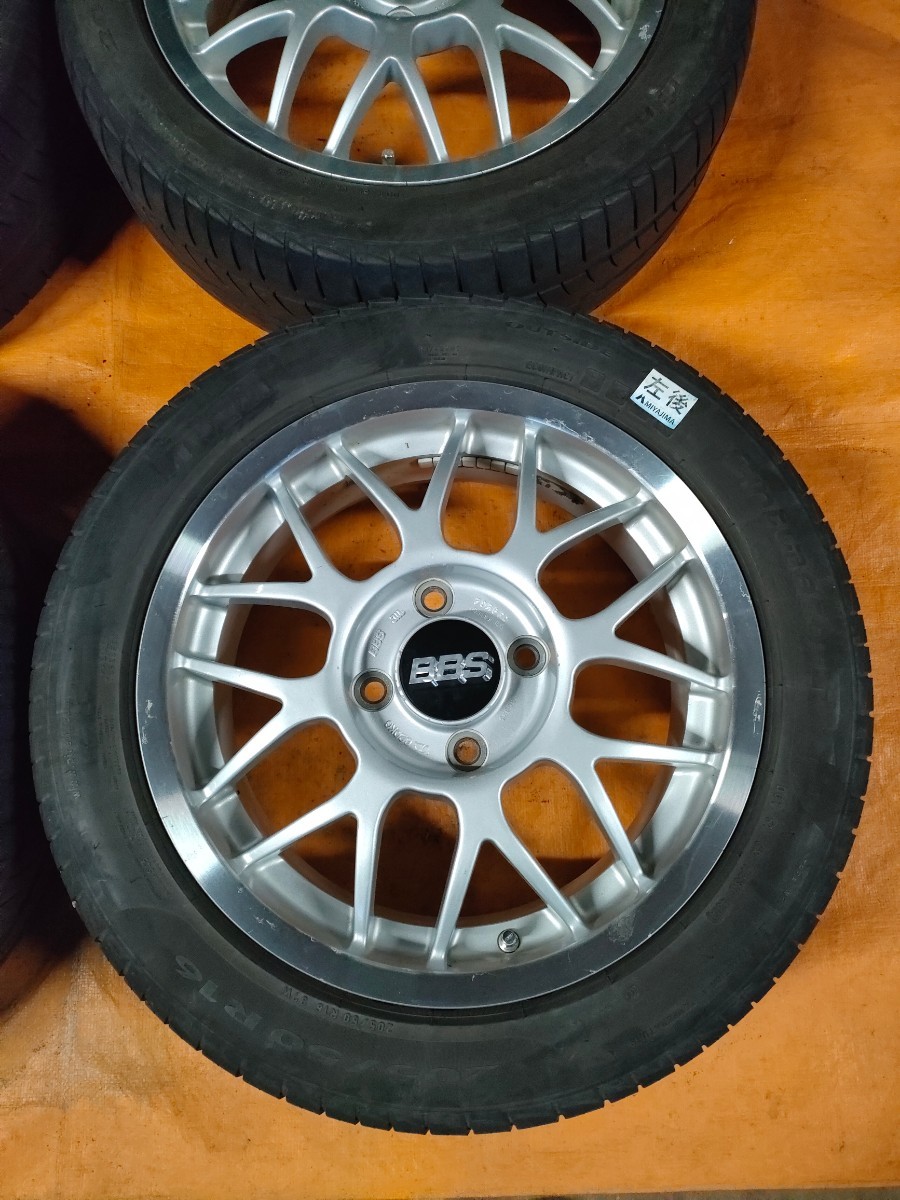 【G1219】BBS HONDA純正オプション 16インチアルミホイール オマケタイヤ付き4本セット_画像3