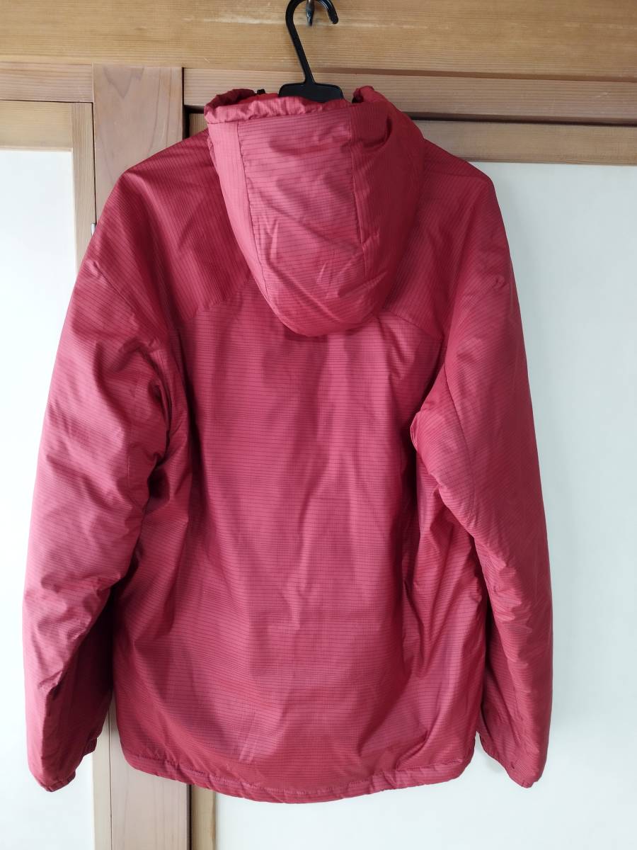 パタゴニア　メンズマイクロパフ　フーデッドジャケット　赤　サイズS　ジャンク品_画像3