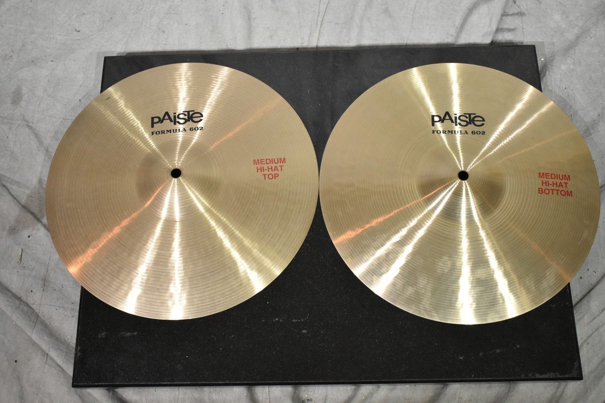 PAISTE/パイステ FORMULA 602 ハイハットシンバル MEDIUM HI-HAT 14インチ_画像2