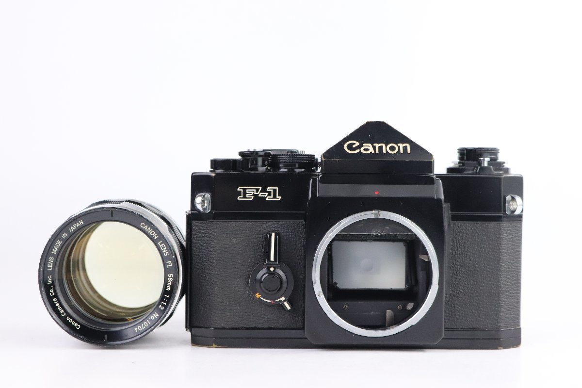 Canon キヤノン F-1 後期 フィルム一眼レフカメラ Canon FL 58mm 1.2