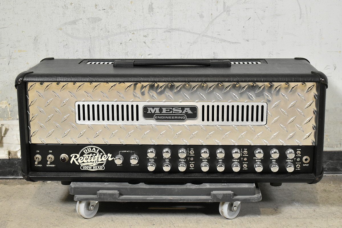 【送料無料!!】Mesa Boogie メサブギー DUAL RECTIFIER 100W HEAD ギターアンプ ヘッド_画像2