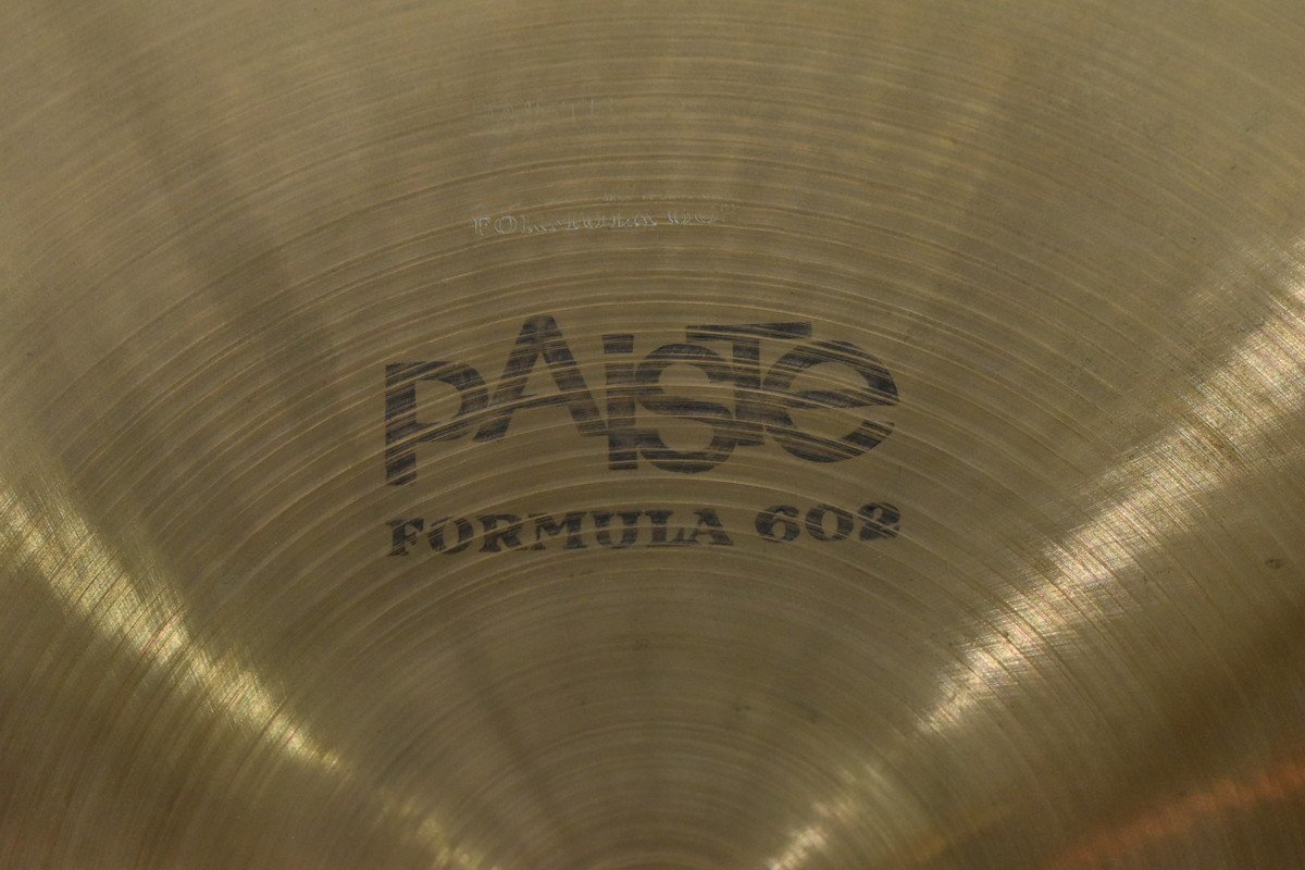 PAISTE/パイステ FORMULA 602 ハイハットシンバル 14インチ_画像3