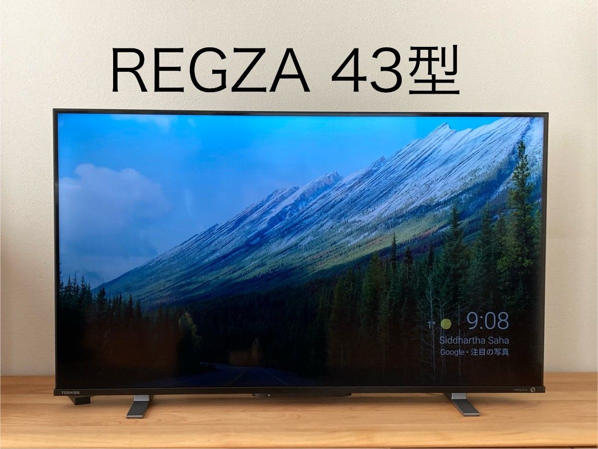 【新品同様】４３型　液晶テレビ　東芝　ＲＥＧＺＡ 43Z570K 4K対応　（２０２２年製）・値下げ