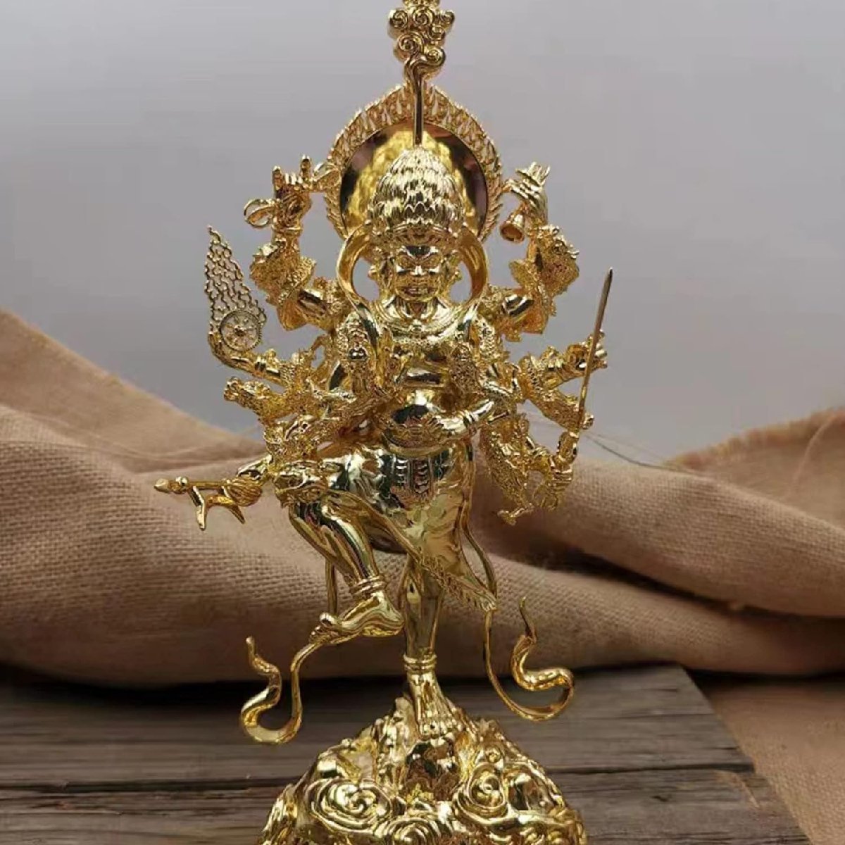 81SHOP」 烏枢沙摩明王 金箔 切金 仏像 仏教芸術品 響銅製磨き 81SHOP」 烏枢沙摩明王 金箔 切金 仏像 仏教芸術品 響銅製磨き