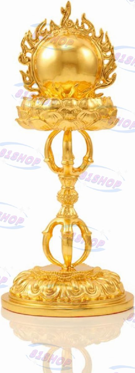 81SHOP」極上品 手作り 密教 法具 仏教 真鍮製摩利宝珠 舍利塔 81SHOP」極上品 手作り 密教 法具 仏教 真鍮製摩利宝珠 舍利塔