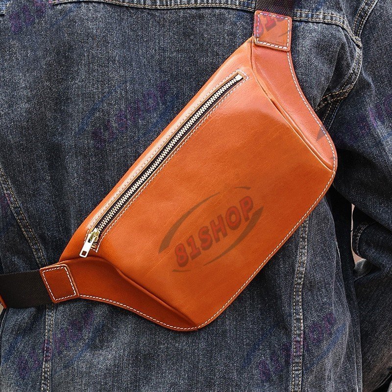 「81SHOP」 本革メンズチェストバッグ 牛革 レザー 多機能 ウエストポーチ 肩掛けバッグ ショルダーバッグ メンズ バッグ携帯電話バッグ