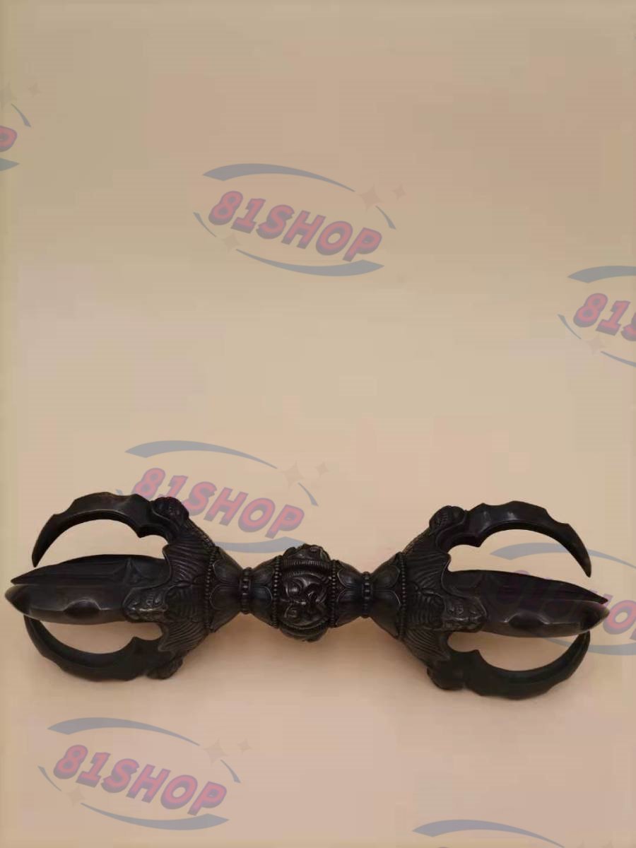 81SHOP」密教法具 寺院用仏具 真言宗 鬼面型 五鈷杵 青銅製磨き 81SHOP」密教法具 寺院用仏具 真言宗 鬼面型 五鈷杵 青銅製磨き