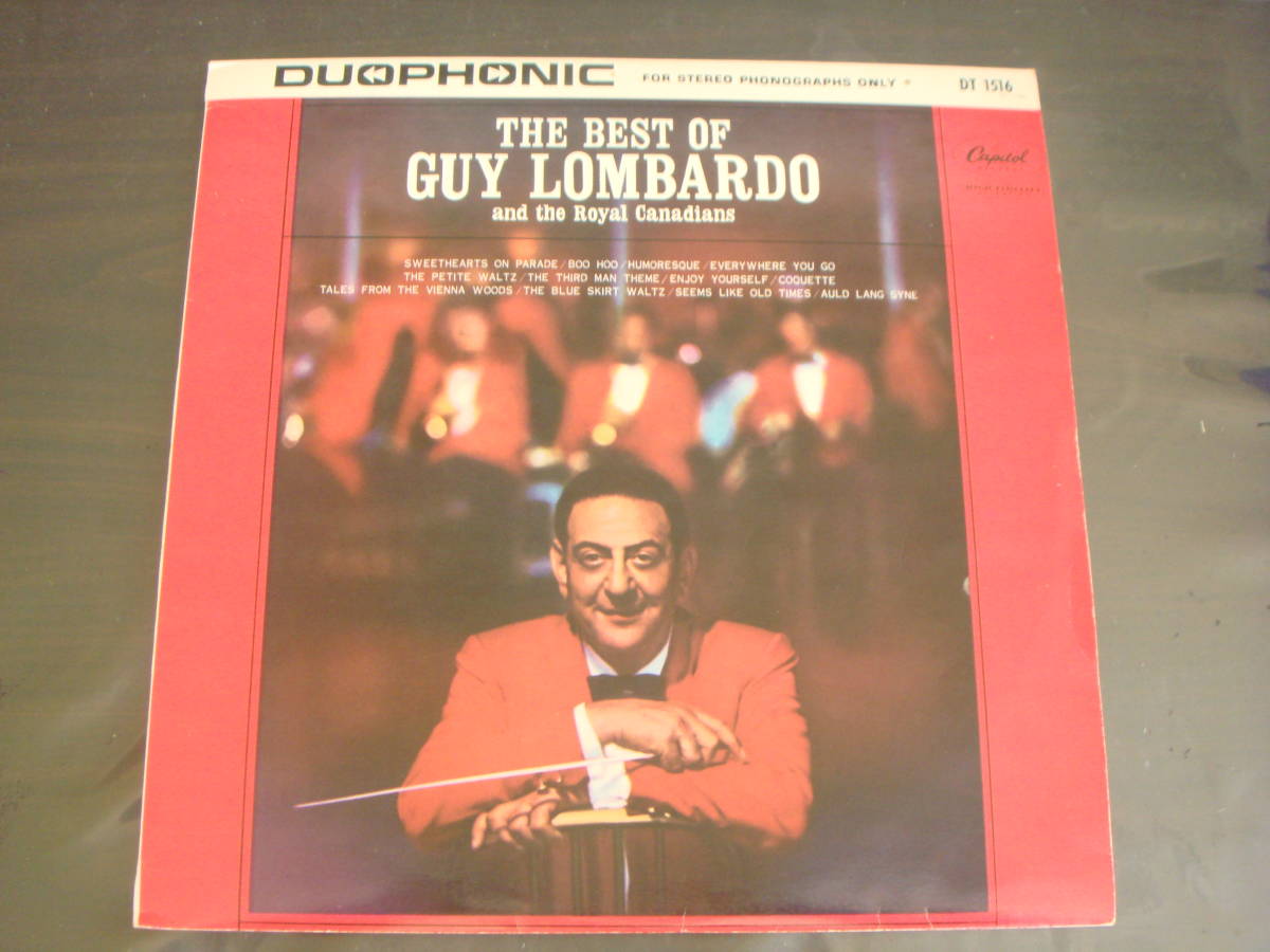 ペラジャケ　赤盤　GUY　LOMBARDO/THE　BEST　OF　ガイ・ロンバード楽団/ザ・ベスト・オブ・ガイ・ロンバード_画像1