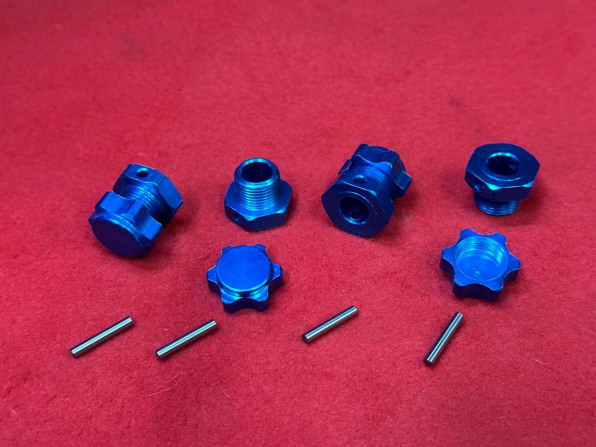 17mm ホイール用 六角ハブセット(Blue)