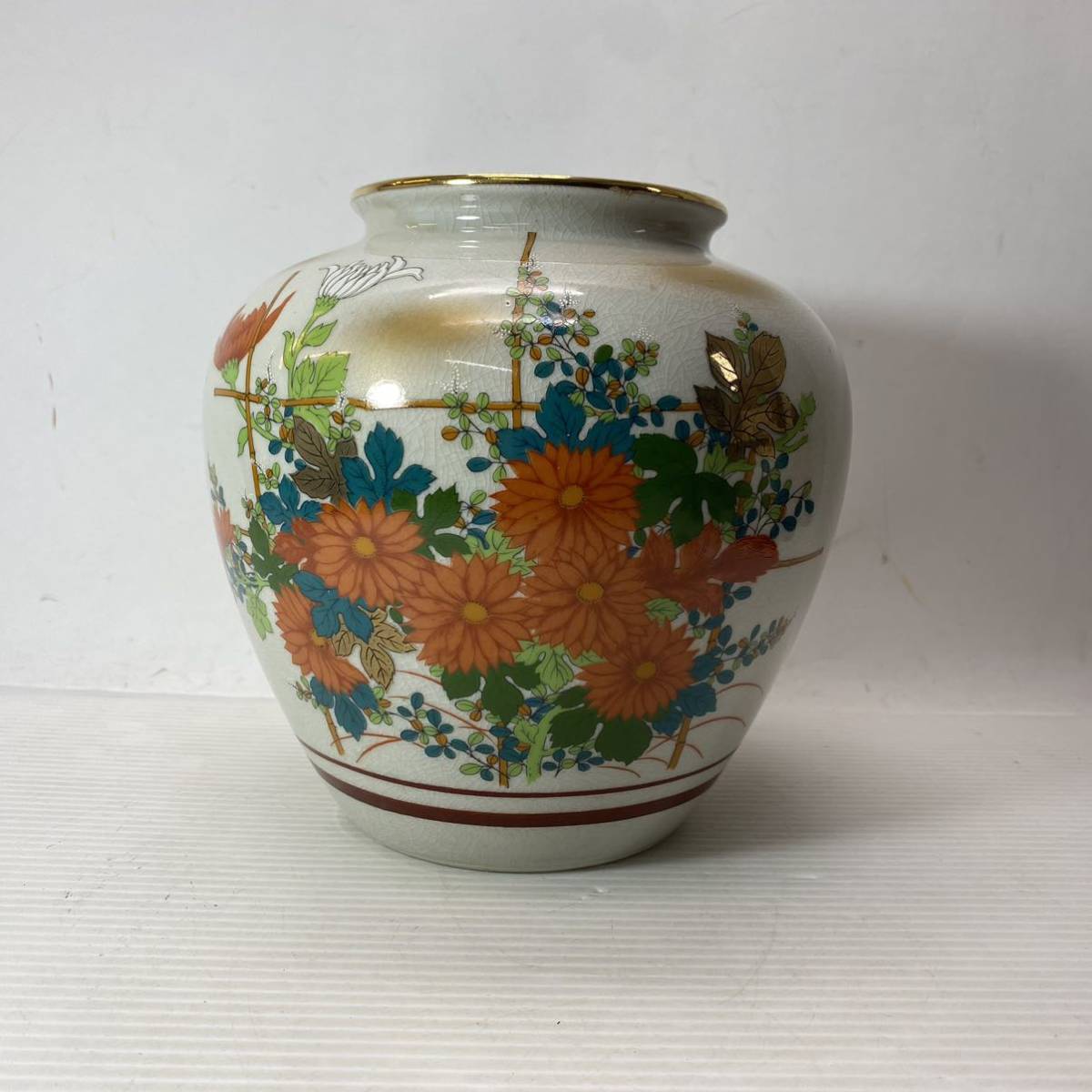 ヴィンテージ 九谷焼 花瓶 花器 陶泉作 Yahoo!オークション - 九谷焼 陶泉 花瓶 壺 花器 花入 花道具