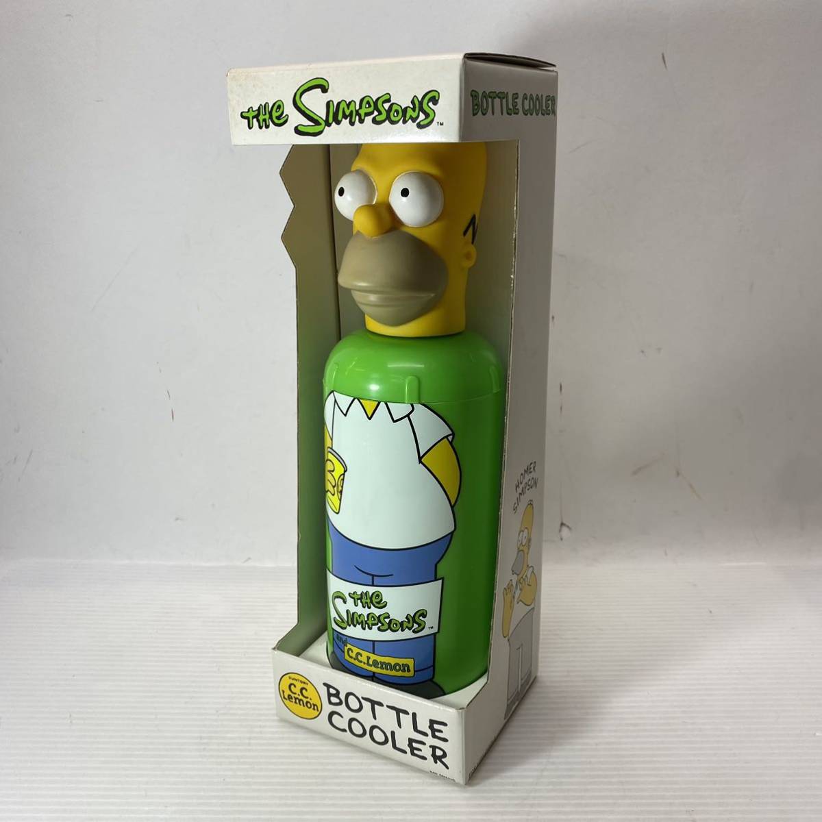 the Simpsons C.C.Lemon ペットボトルクーラー ケース ホルダー シンプソンズ ホーマー レモン 置物 インテリア 飾 コレクション_画像1