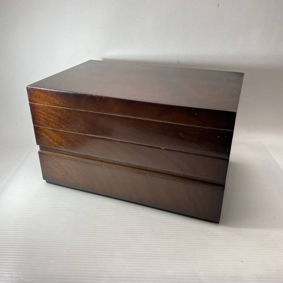 木製 ソーイングボックス 裁縫箱 レトロ 古道具 小物入れ インテリア 飾_画像1