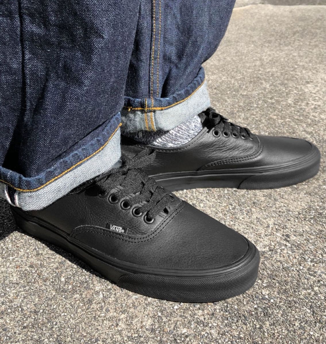 VANS AUTHENTIC MONO LEATHER オーセンティック レザー|Yahoo VANS AUTHENTIC MONO LEATHER オーセンティック レザー|Yahoo