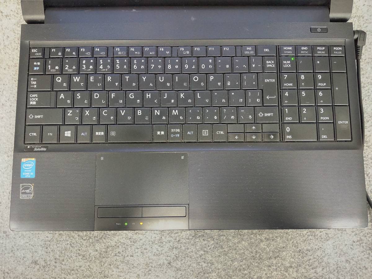 東芝 dynabook Satellite B654M i5-4310M Bios確認 ジャンク 1347H_画像3