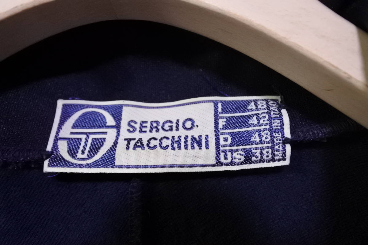 80's SERGIO TACCHINI セルジオタッキーニ トラックジャケット ジャージ size M イタリア製 ビンテージ_画像4