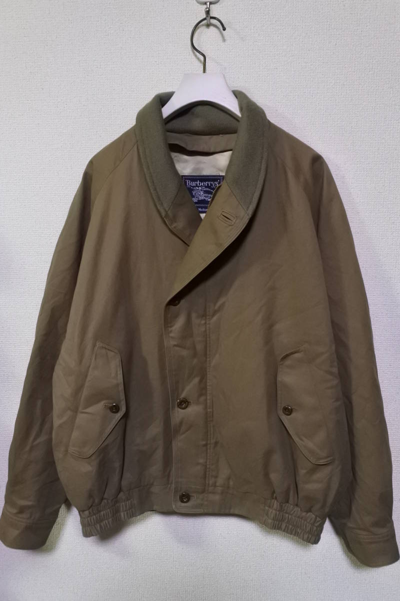 Burberrys' Vintage Blouson size M バーバリー スタンドカラー ブルゾン ライナー付き ベージュ C-TK83_画像2