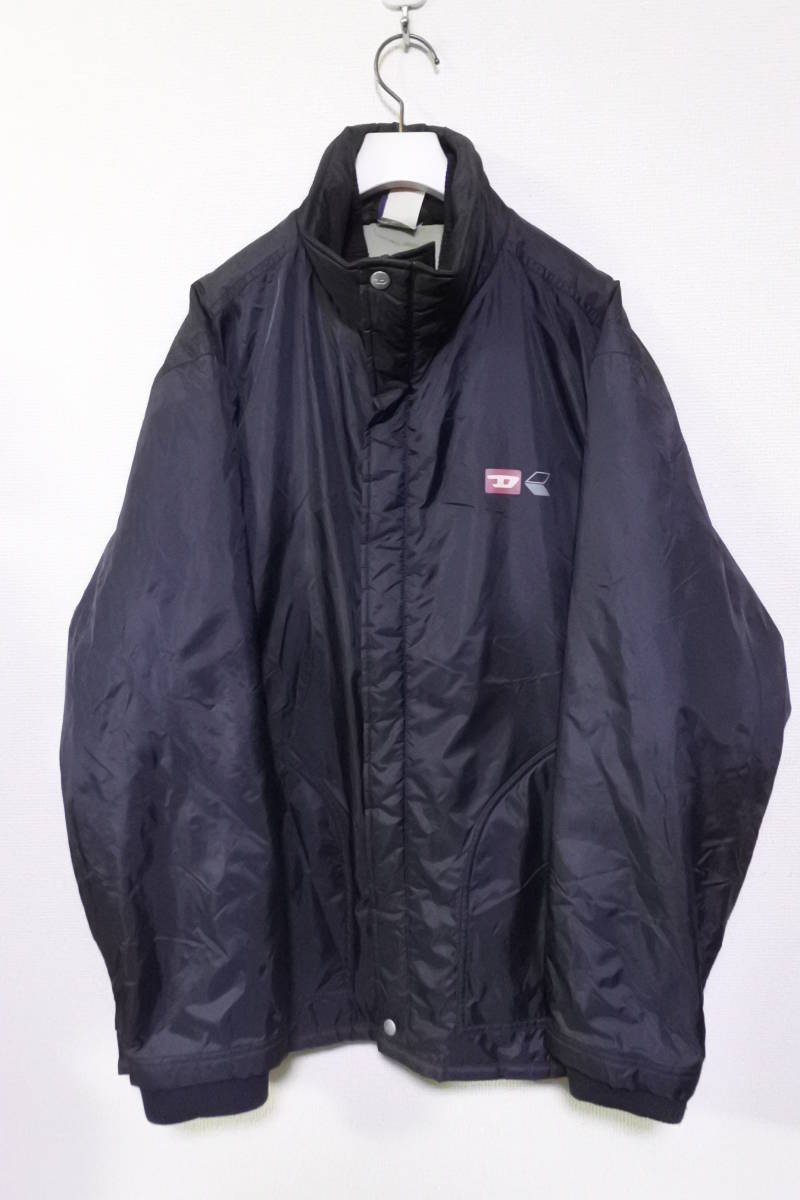 90's DIESEL DENIM DIVISION Vintage Nylon Jacket size M ディーゼル ナイロンジャケット 旧ロゴ 韓国製_画像2