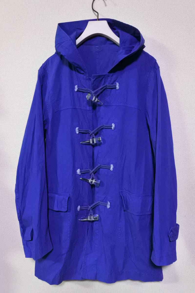 2013ss PHENOMENON Shirts Duffle Coat size M フェノメノン シャツ生地 ダッフルコート ロイヤルブルー 日本製