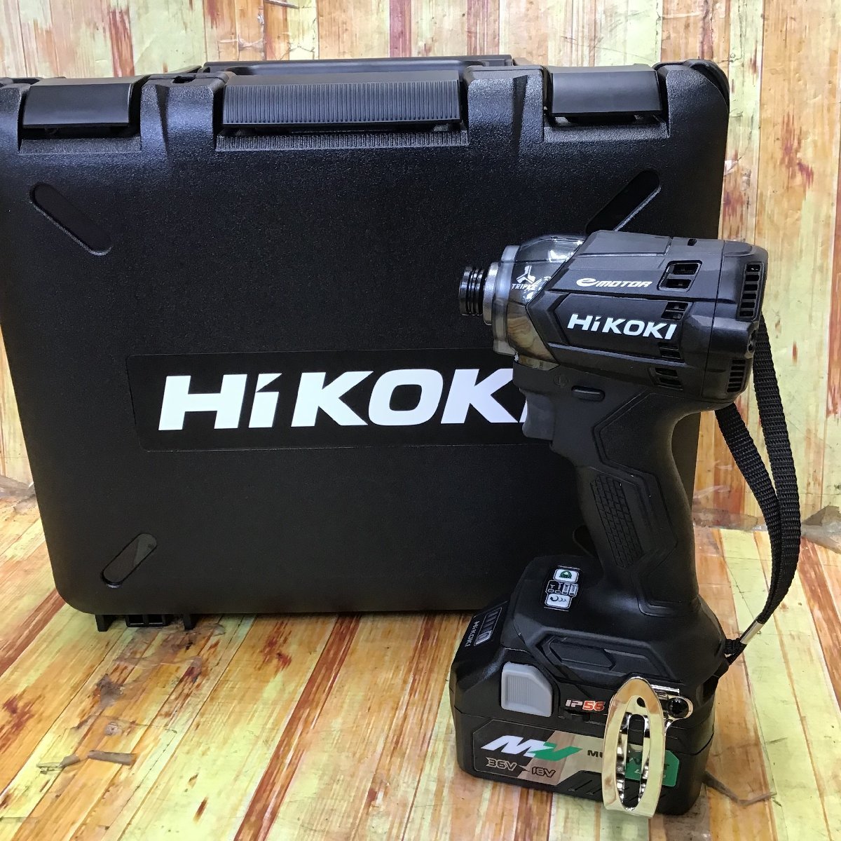 【未使用品】ハイコーキ(HIKOKI 旧:日立工機) コードレスインパクトドライバー WH18DC(XCB)　バッテリー1個【12/25終了! 年末セール価格!】_画像1