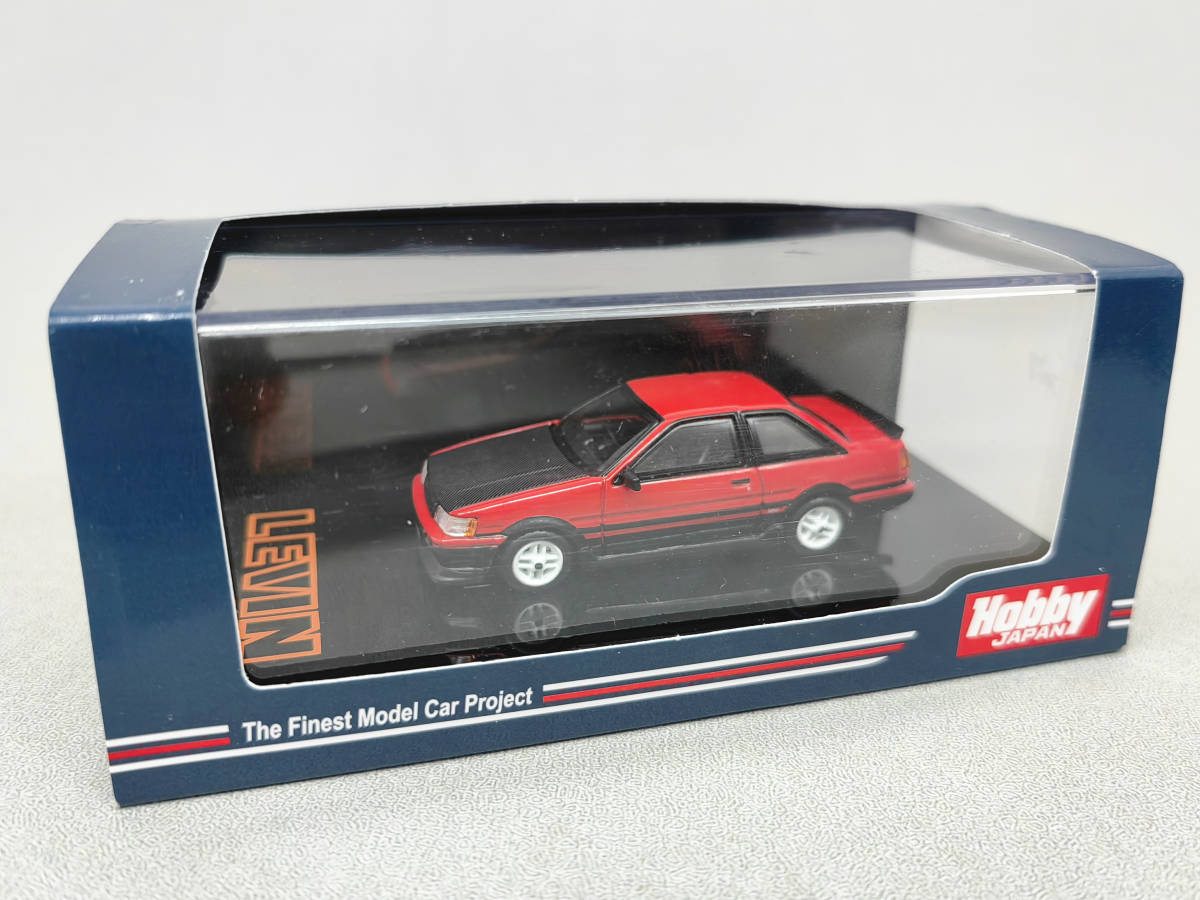 Hobby Japan 1/64 トヨタ カローラ LEVIN AE86 2DOOR TOM'S IGETA 黒/赤/白_画像5