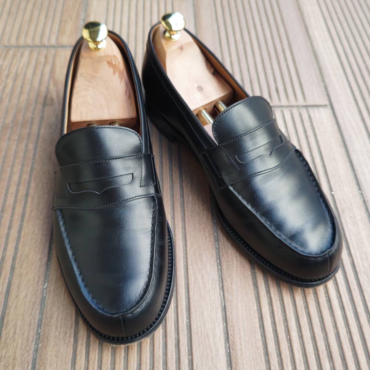 JM WESTON 180 シグネチャーローファー 7.5E 黒 ブラック JM JM WESTON 180 シグネチャーローファー 7.5E 黒 ブラック JM