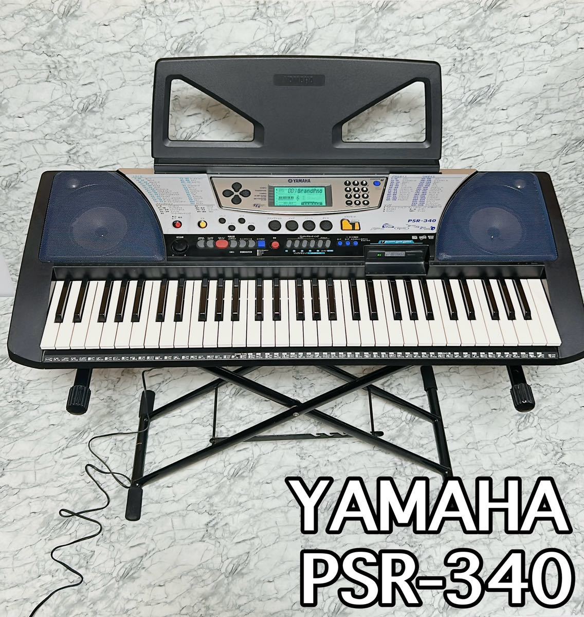 YAMAHA ヤマハ PSR-340 PORTATONE 61鍵盤 電子　キーボード　ポータトーン　_画像1